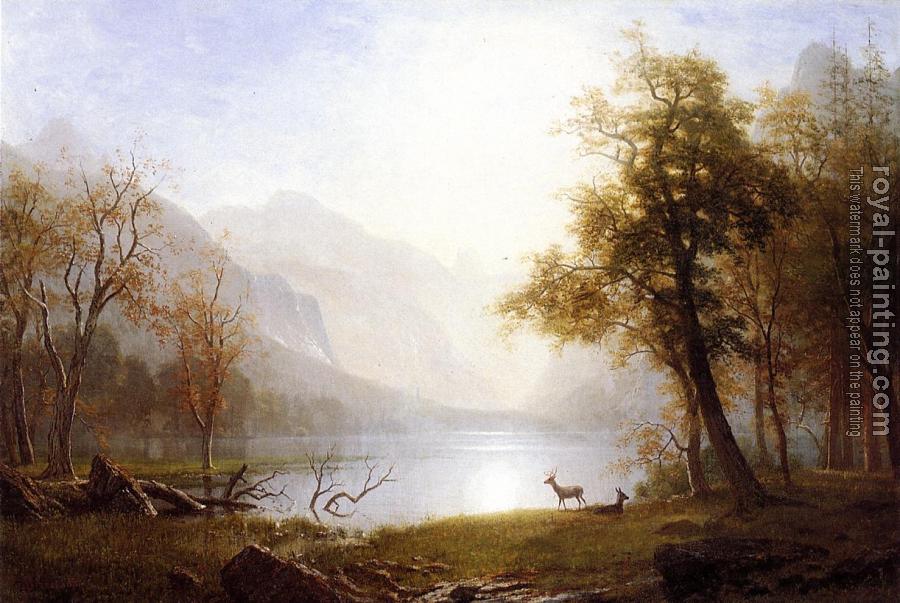 Albert Bierstadt : Valley in Kings Canyon
